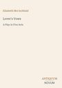 Elizabeth Mrs Inchbald: Lover's Vows, Buch