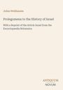 Julius Wellhausen: Prolegomena to the History of Israel, Buch