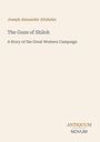 Buchtitel "The Guns of Shiloh" von Joseph Alexander Altsheler, unter dem Text "ANTiquum NOVum" als Logo.