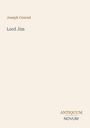 Text: Joseph Conrad, Lord Jim, ANTIQUUM NOVUM. Schlichtes Design auf beigem Hintergrund.