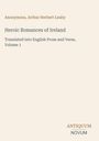 Titel: "Heroic Romances of Ireland". Autoren: Anonym, Arthur Herbert Leahy. Verlag: Antiquum Novum.