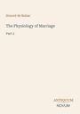 "Honoré de Balzac, The Physiology of Marriage, Part 2; unten rechts 'ANTIQUM NOVUM' in braun und grau."