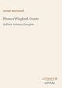 Oben: "George MacDonald". Mitte: "Thomas Wingfold, Curate", "In Three Volumes, Complete". Unten: Logo "ANTIQUM NOVUM".