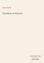 "Jane Porter - Thaddeus of Warsaw." Unten rechts: "ANTIQUM NOVUM". Schlichtes, elegantes Layout in sanften Farben.