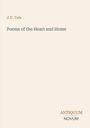 J. C. Yule: Poems of the Heart and Home. Unten rechts: ANTIQUUM NOVUM. Schlichte, beige Hintergrundgestaltung.