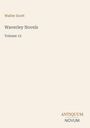 "Title: Waverley Novels, Volume 12. Author: Walter Scott. Unten rechts: Logo 'ANTIQUM NOVUM' auf hellem Hintergrund."
