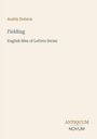 „Austin Dobson, Fielding, English Men of Letters Series.“ Beige Hintergrund, einfache Typografie.