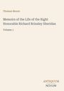 "Thomas Moore, Memoirs of the Life of the Right Honorable Richard Brinsley Sheridan, Volume 1. Logo: Antiquum Novum."