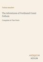 „Tobias Smollett, The Adventures of Ferdinand Count Fathom, Complete in Two Parts“, dezentes, schlichtes Design.