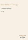 Cover mit den Texten: "Friedrich Schiller, S. T. Coleridge", "The Piccolomini", "A Play" und "ANTIQUM NOVUM" unten.