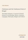 Titel "Chaitanya and the Vaishnava Poets of Bengal" von John Beames. Logo "ANTIQUM NOVUM". Heller Hintergrund.