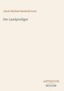 Titel: "Der Landprediger". Autor: Jakob Michael Reinhold Lenz. Unten rechts: ANTIQUUM NOVUM. Dezentes, minimalistisches Design.