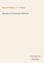 Titel: "Mosaics of Grecian History" von Marcius Willson, R. P. Wilson. Beige Hintergrund, minimalistisches Design.