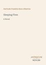 "Sleeping Fires" von Gertrude Franklin Horn Atherton, ein Roman. Antiquum Novum-Logo. Schlichter, beige Hintergrund.