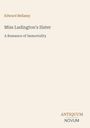 "Edward Bellamy: Miss Ludington's Sister - A Romance of Immortality." Unten rechts: Antiquum Novum-Logo. Hintergrund beige.