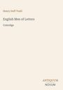 Henry Duff Traill, English Men of Letters, Coleridge. Unten rechts: Antiquum Novum. Heller Hintergrund.