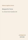 Text: "Rebecca Agatha Armour, Marguerite Verne, Or, Scenes from Canadian Life". Unten: Logo "Antiquum Novum".