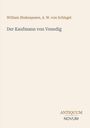 "William Shakespeare, A. W. von Schlegel. Der Kaufmann von Venedig. ANTIQUUM NOVUM" auf beigefarbenem Hintergrund.