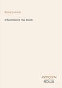 Henry Lawson, "Children of the Bush". Unten rechts: "ANTIQUM NOVUM" in Braun und Grau. Cremefarbener Hintergrund.