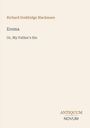 Titel: "Erema Or, My Father's Sin" von Richard Doddridge Blackmore. Unten rechts steht "ANTIQUM NOVUM".