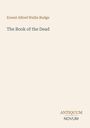Text: "Ernest Alfred Wallis Budge, The Book of the Dead, ANTIQUUM NOVUM". Beige Hintergrund, minimalistisches Design.