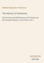 William Makepeace Thackeray, The History of Pendennis, His Fortunes and Misfortunes. Schlichtes Cover, Antiquum Novum Logo.