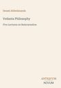 Swami Abhedananda: Vedanta Philosophy, Five Lectures on Reincarnation. Beige Hintergrund, unten Logo "ANTIQUM NOVUM".