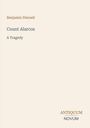 Text: „Benjamin Disraeli“, „Count Alarcos“, „A Tragedy“, „ANTIQUM NOVUM“. Schlichtes Design auf hellem Hintergrund.