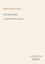 Edward Bulwer Lytton: "The Disowned", "In Two Volumes, Volume 1". Unten rechts "ANTIQUM NOVUM". Helles, minimalistisches Design.