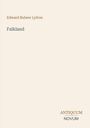 Text: "Edward Bulwer Lytton, Falkland" und "ANTIQUM NOVUM". Schlichtes Design auf hellem Hintergrund.