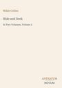 "Wilkie Collins: Hide and Seek, In Two Volumes, Volume 2" steht auf cremefarbenem Hintergrund, logo ANTÍQUUM NOVUM.