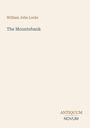 Oben steht "William John Locke", darunter "The Mountebank". Unten rechts: "ANTIQUEUM NOVUM". Beige Hintergrund.