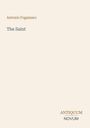 Cover mit dem Text "Antonio Fogazzaro", "The Saint" und "ANTIQUM NOVUM". Hintergrund in hellem Beigeton.