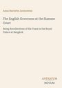 Anna Harriette Leonowens, "The English Governess at the Siamese Court." Antiquum Novum Logo. Beige Hintergrund.