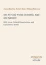 Titeltext: "The Poetical Works of Beattie, Blair and Falconer". Unten ein Logo: "ANTIQUM NOVUM".