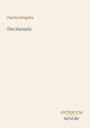 Buchtitel: "The Hermits" von Charles Kingsley. Unten rechts steht "ANTIQUM NOVUM" in unterschiedlichen Schriftarten.