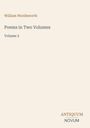 „William Wordsworth, Poems in Two Volumes, Volume 2.“ Beige Hintergrund, schlichtes Layout.