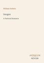 Der Text betont: "William Godwin, Imogen, A Pastoral Romance" und "ANTIQUM NOVUM." Elegante, minimalistische Gestaltung.