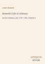 "James Boswell. Boswell's Life of Johnson. In Six Volumes, Life 1776–1780, Volume 3. Antiquum Novum." Minimalistisches Design.