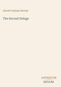 "Garrett Putman Serviss. The Second Deluge. ANTIQUUM NOVUM." Beige Hintergrund mit schlichten Texten.