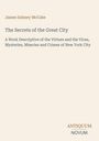 "James Dabney McCabe: 'The Secrets of the Great City'. Beschreibung von Tugenden, Lastern, Geheimnissen und Verbrechen New Yorks."