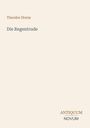 Text: "Theodor Storm, Die Regentrude". Unten rechts "ANTIQUM NOVUM". Hellbeige Hintergrund. Minimalistisches Design.