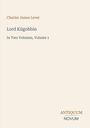 „Charles James Lever, Lord Kilgobbin, In Two Volumes, Volume 1”. Beige Hintergrund mit Text, unten „ANTIQUM NOVUM“.