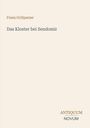 Text: "Franz Grillparzer, Das Kloster bei Sendomir". Unten rechts das Logo "ANTIQUUM NOVUM". Minimalistisches Design.