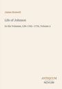 "Life of Johnson" von James Boswell, Band 2, 1765–1776, Antiquum Novum. Schlichtes, minimalistisches Design.