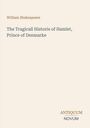 William Shakespeare, The Tragicall Historie of Hamlet, Prince of Denmarke. Unten steht "Antiquum Novum" als Logo. Beige Hintergrund.