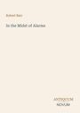 Text: "Robert Barr. In the Midst of Alarms. ANTIQUUM NOVUM." Beige Hintergrund, schlichte Gestaltung.