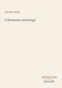 Text: Carolyn Wells, A Nonsense Anthology. Stilvolles, minimalistisches Cover in beigen Tönen.