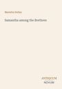Text: "Marietta Holley", "Samantha among the Brethren", "ANTIQUM NOVUM". Schlichter Hintergrund in hellem Beige.
