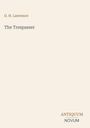 Text: "D. H. Lawrence, The Trespasser, ANTIQUUM NOVUM". Beigefarbener Hintergrund. Minimalistisches Cover.